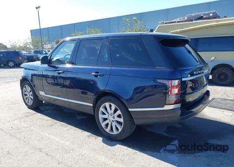 2016 Land Rover Range Rover 3.0L V6 Supercharged Hse from USA, damaged, VIN SALGS2PF9GA300292